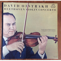 Ludwig Van Beethoven / David Oistrach / Orchestre National De France / André Cluytens Violin Concerto Vinyl LP USED