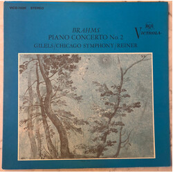 Johannes Brahms / Emil Gilels / Chicago Symphony Orchestra / Fritz Reiner Piano Concerto No. 2 Vinyl LP USED