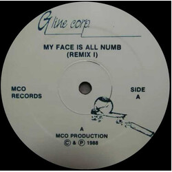 G Line Corp. My Face Is All Numb Vinyl 12" USED