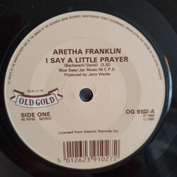 Aretha Franklin I Say A Little Prayer / Respect Vinyl 7" USED