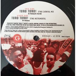 Machel Montano Toro Toro! Vinyl 12" USED