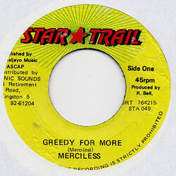 Merciless Greedy For More Vinyl 7" USED