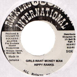 Hippy Ranks / Garfield Lover Girls Want Money Man / Clean Up Unuh Act Vinyl 7" USED