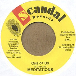 The Meditations One Of Us Vinyl 7" USED