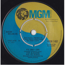 Tony Blackburn / The Majority It's Only Love Vinyl 7" USED
