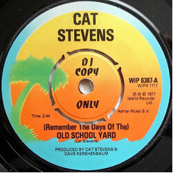 Cat Stevens (Remember The Days Of The) Old School Yard Vinyl 7" USED