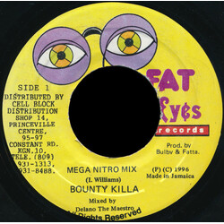 Bounty Killer / Boom Dandimite Mega Nitro Mix / Champion & Stallion Vinyl 7" USED