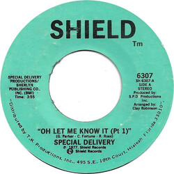 Special Delivery Oh Let Me Know It Vinyl 7" USED