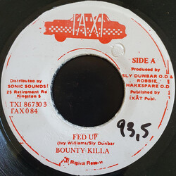 Bounty Killer Fed Up Vinyl 7" USED