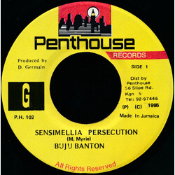 Buju Banton Sensimellia Persecution Vinyl 7" USED