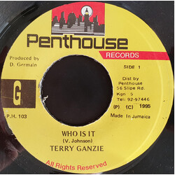 Terry Ganzie Who Is It Vinyl 7" USED