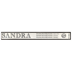 Sandra (Life May Be) A Big Insanity Vinyl 12" USED
