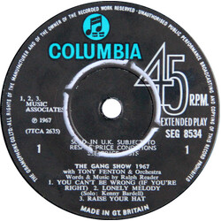 Ralph Reader / The Gang The Gang Show, 1967 Vinyl 7" USED
