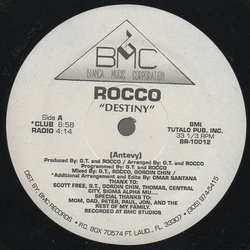 Rocco (4) Destiny Vinyl 12" USED