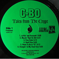 C-Bo Tales From The Crypt Vinyl LP USED