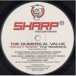 The Numerical Value Krazy Noise (The Remixes) Vinyl 12" USED