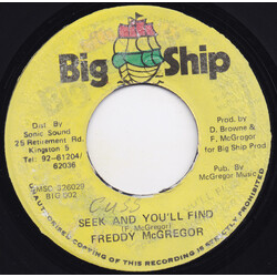 Freddie McGregor Seek And You'll Find Vinyl 7" USED