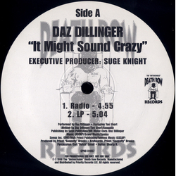 Daz Dillinger It Might Sound Crazy Vinyl 12" USED