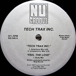 Tech Trax Inc Tech Trax Inc. Vinyl 12" USED