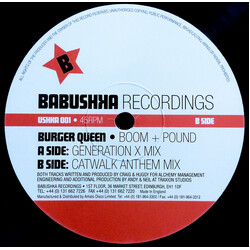 Burger Queen Boom + Pound Vinyl 12" USED