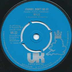 10cc Johnny, Don't Do It! Vinyl 7" USED
