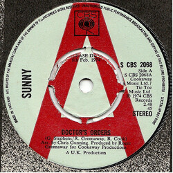 Sunny Leslie Doctor's Orders Vinyl 7" USED
