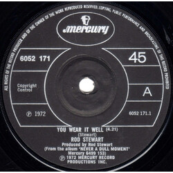 Rod Stewart You Wear It Well Vinyl 7" USED