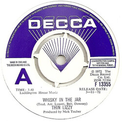 Thin Lizzy Whisky In The Jar Vinyl 7" USED