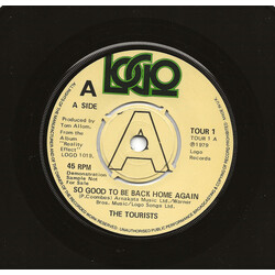 The Tourists So Good To Be Back Home Again Vinyl 7" USED