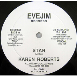 Karen Roberts (5) Star Vinyl 12" USED