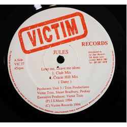 Jules (5) Love Me, Leave Me Alone Vinyl 12" USED