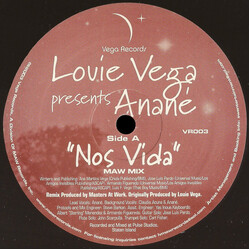 Louie Vega / Anané Nos Vida / Mon Amour Vinyl 12" USED