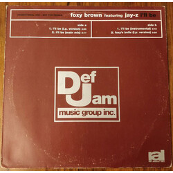 Foxy Brown / Jay-Z I'll Be USED VINYL 12INCH 33 S RPM PROMO