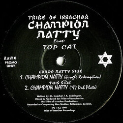 Tribe Of Issachar / Top Cat Champion Natty Vinyl 12" USED