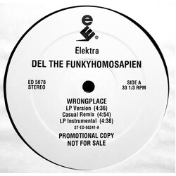 Del Tha Funkee Homosapien Wrongplace / Don't Forget Vinyl 12" USED