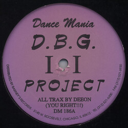 DJ Deeon D.B.G. II Project Vinyl 12" USED