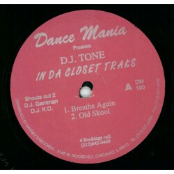 DJ Tone In Da Closet Traks / No Samples Vinyl 12" USED
