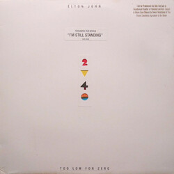 Elton John Too Low For Zero Vinyl LP USED