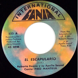 Roberto Roena Y Su Apollo Sound El Escapulario / Soñando Con Puerto Rico Vinyl 7" USED