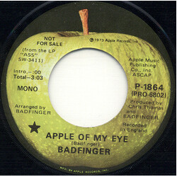 Badfinger Apple Of My Eye Vinyl 7" USED