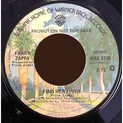 Frank Zappa Find Her Finer Vinyl 7" USED