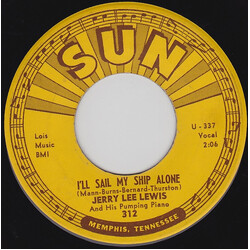 Jerry Lee Lewis I'll Sail My Ship Alone Vinyl 7" USED