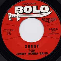 Jimmy Hanna And His Band Sunny Vinyl 7" USED