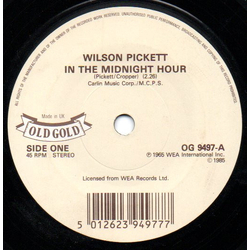 Wilson Pickett In The Midnight Hour Vinyl 7" USED