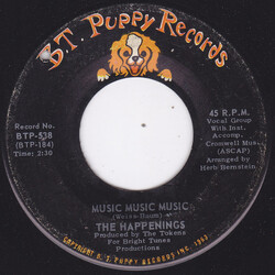 The Happenings Music Music Music Vinyl 7" USED