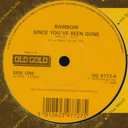 Rainbow Since You've Been Gone / All Night Long Vinyl 7" USED