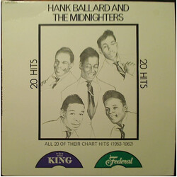 Hank Ballard & The Midnighters 20 Hits: All 20 Of Their Chart Hits (1953-1962) ("A Touch Of Gold From Gusto") Vinyl LP USED