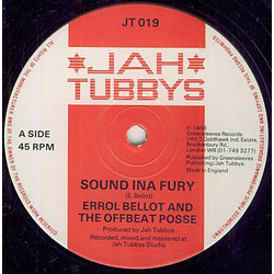 Errol Bellot / The Offbeat Posse Sound Ina Fury Vinyl 12" USED
