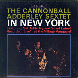 Cannonball Adderley Sextet In New York Vinyl LP USED