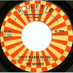 The Desires (2) Let It Please Be You USED VINYL 7INCH 45 RPM REISSUE STYRENE